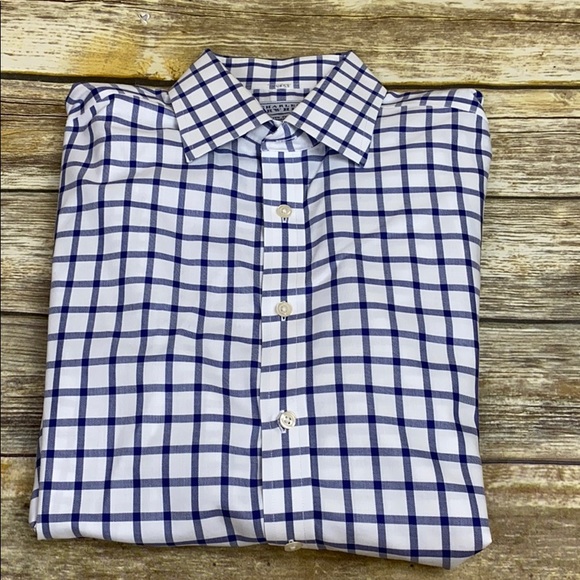 Charles Tyrwhitt Other - Charles Tyrwhitt Dress Shirt Slim Fit Mon Iron Neck 16 1/2
